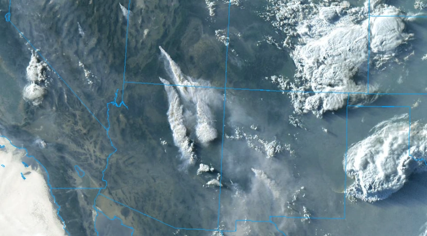 Wildfire Smoke From Utah Spreads Across Arizona