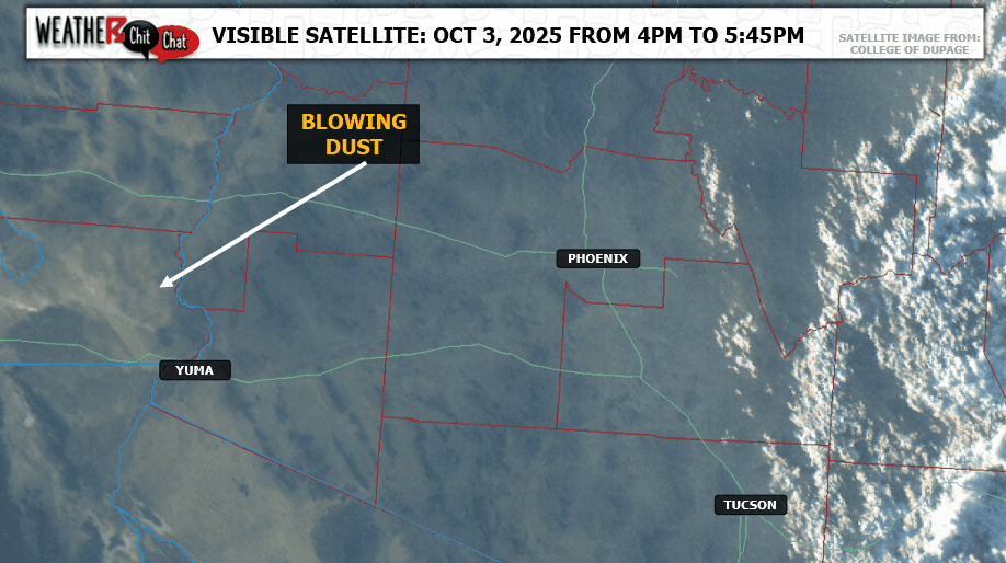Haze conditions in Phoenix today (Oct 4th)